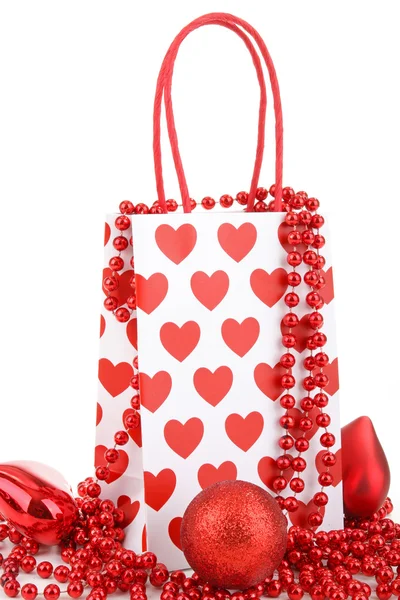 Τσάντα για ψώνια με διακόσμηση — Φωτογραφία Αρχείου