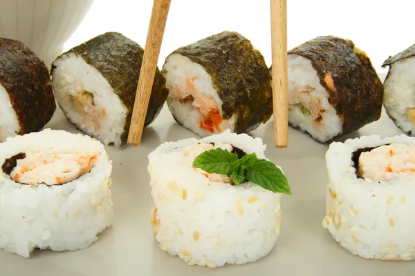 Sushi, cozinha japonesa — Fotografia de Stock