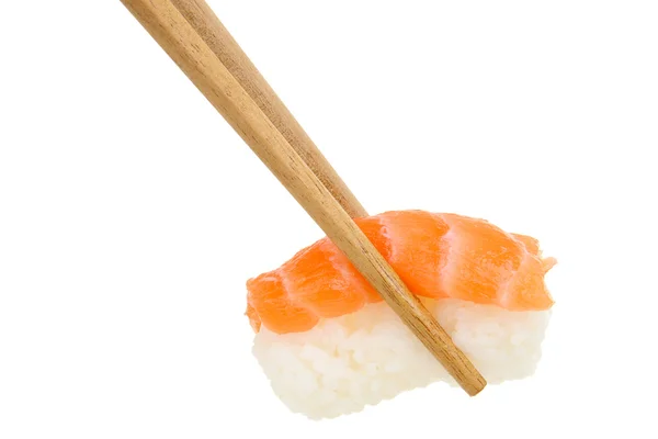 Ätpinnar och sushi — Stockfoto