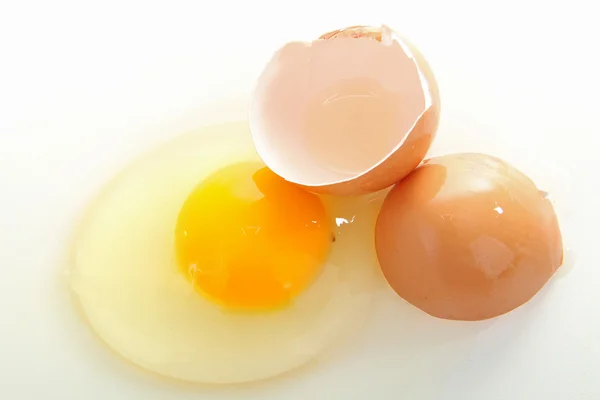 Rozbité vajíčko — Stock fotografie