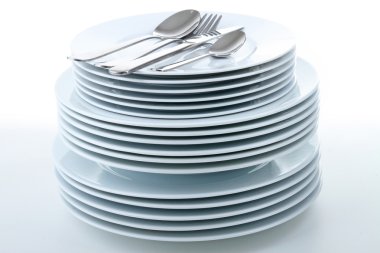 Stack of plates clipart