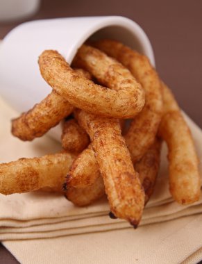 closeuo op churros