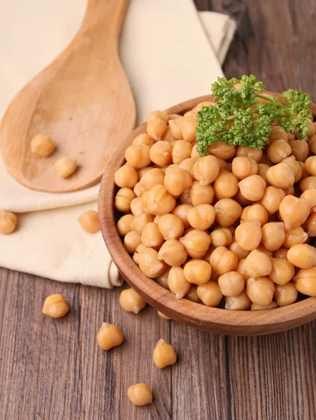 Garbanzos y perejil —  Fotos de Stock