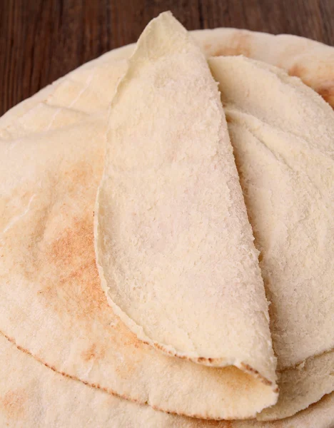 Closeup on pita bread — Stock Photo, Image