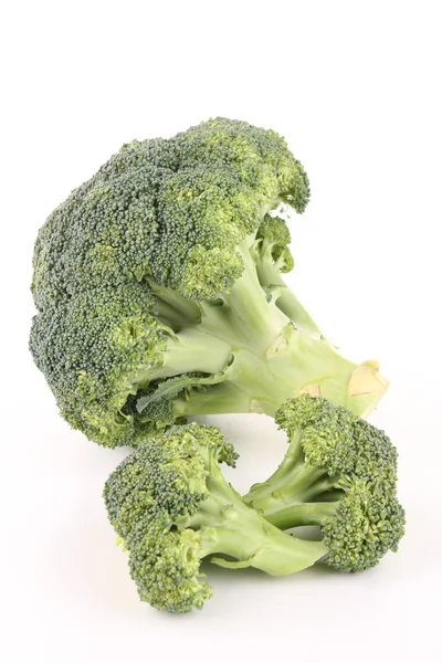 Brócolos isolados sobre branco — Fotografia de Stock
