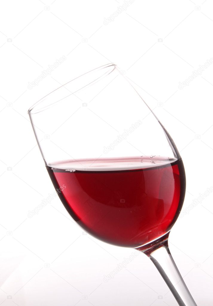 Red wineglass