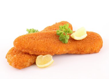 Isolated fried fish clipart