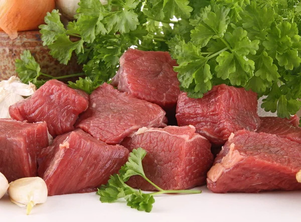 Nyers hús-marha — Stock Fotó