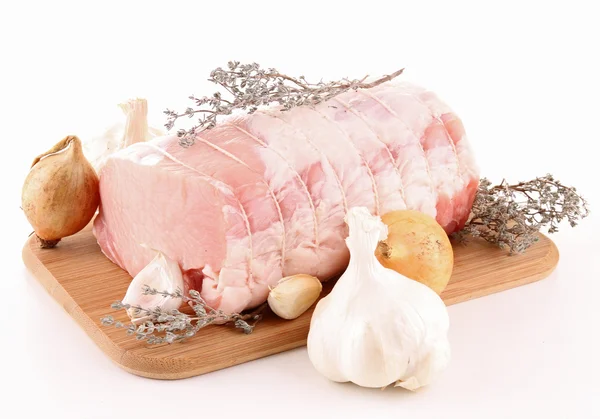 Isolated roast pork — Stock Photo, Image