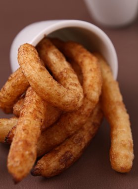 portre üzerinde churros