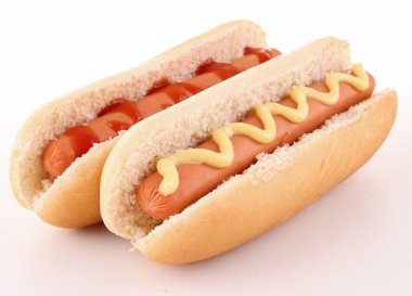 Isolated hot dog clipart