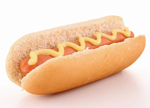 Geïsoleerde hotdog — Stockfoto