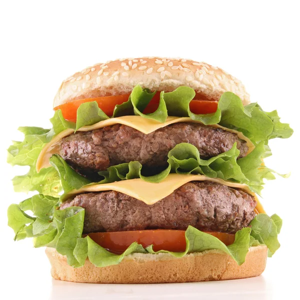 Isolated hamburger — Stock Photo, Image