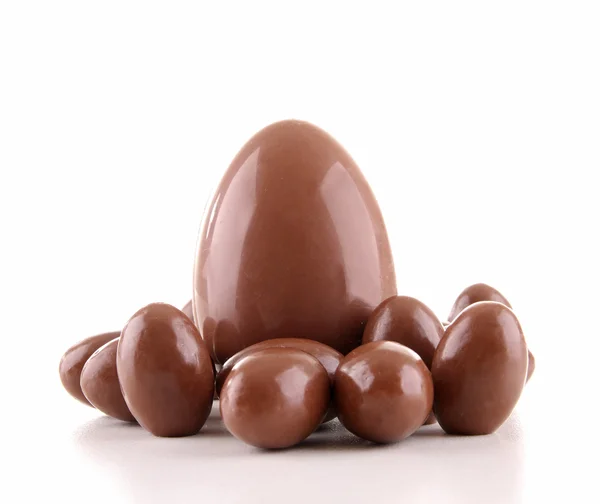 Izole çikolata yumurta — Stok fotoğraf