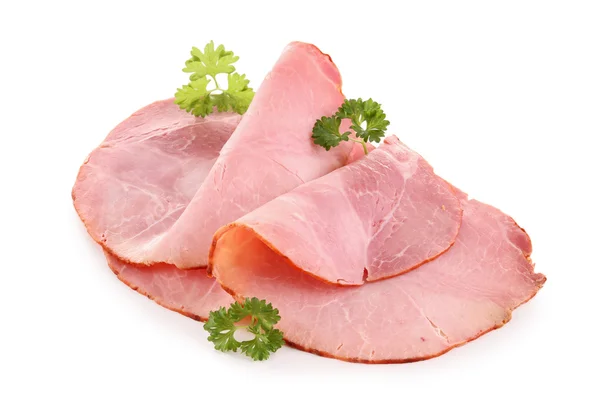 Isolated ham — Zdjęcie stockowe