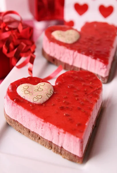 Valentine dessert — Stock Photo, Image