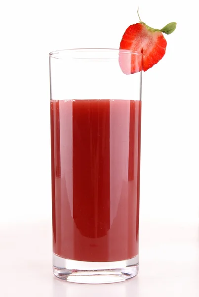 Isolated strawberry drink — Stock Photo, Image