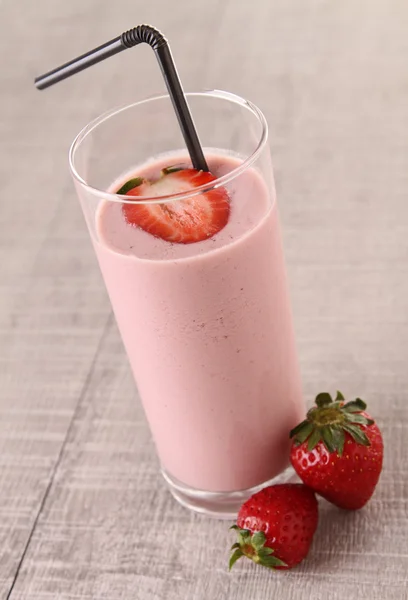Strawberry milk shake — Stock Photo, Image
