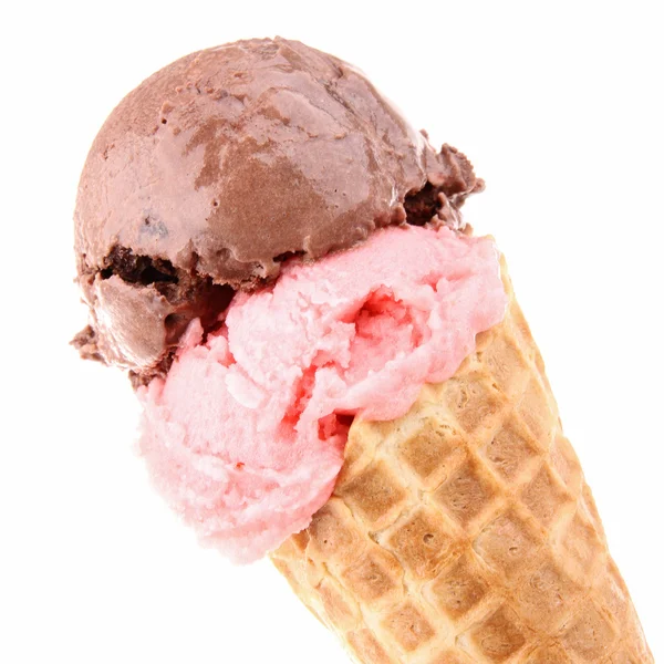 Crème glacée au cône — Photo