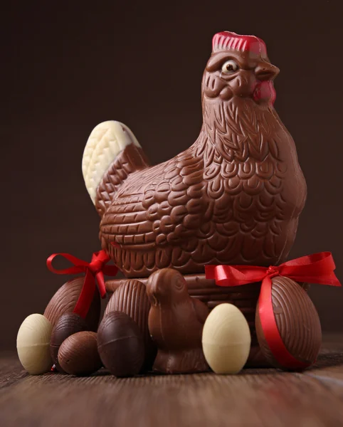 Pascua de chocolate, toma de estudio —  Fotos de Stock