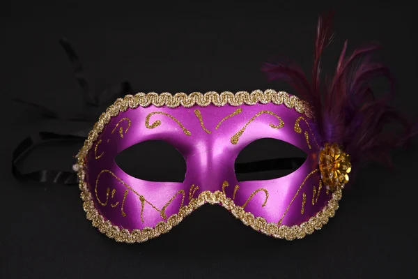 Máscara de carnaval roxo — Fotografia de Stock
