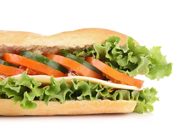 Izolované sendvič — Stock fotografie