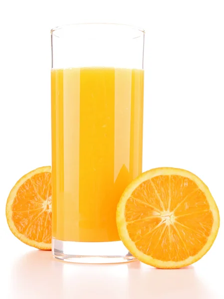 Zumo de naranja aislado — Foto de Stock