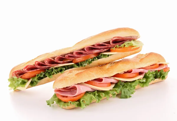 Izolované sendvič — Stock fotografie