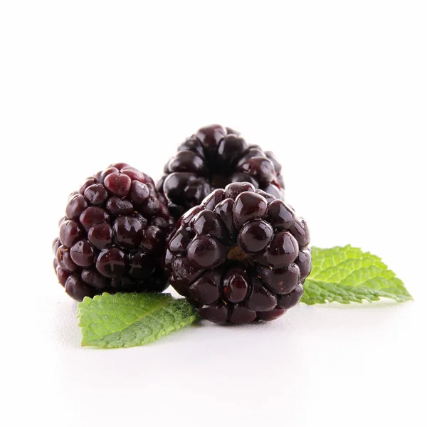 Izolované blackberry — Stock fotografie