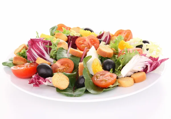 Isolated mixed salad — Stock Photo, Image