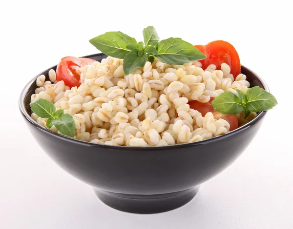 Wheat,tomato and basil — Stock Photo, Image