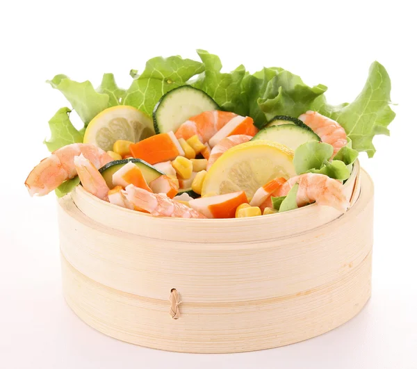 stock image Shrimp salad