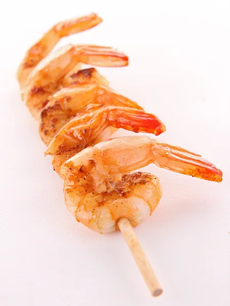 Brochette de crevettes — Photo