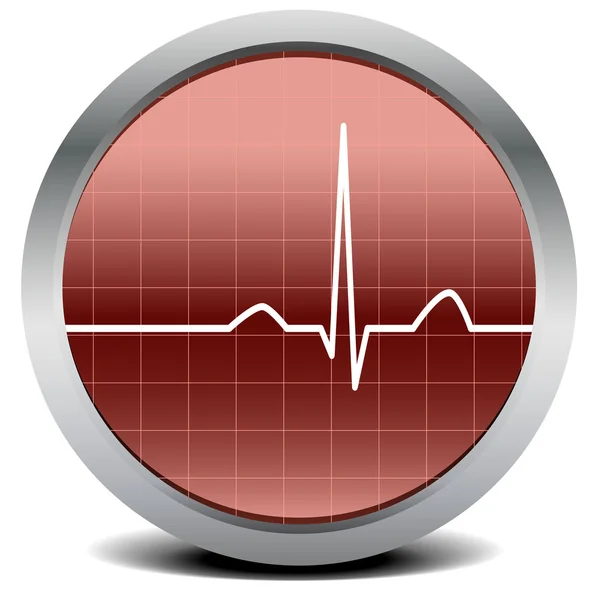 Señal de latidos cardíacos — Archivo Imágenes Vectoriales