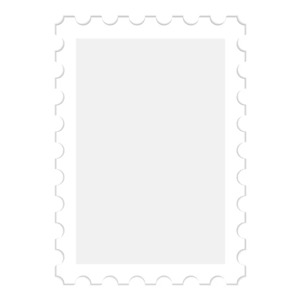 Timbre blanc — Image vectorielle