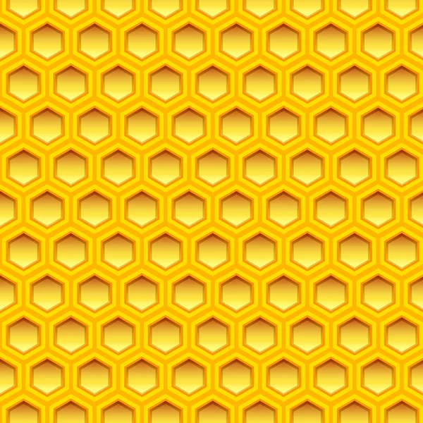 Textura em favo de mel — Vetor de Stock