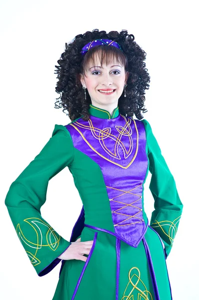 Irische Tänzerin — Stockfoto