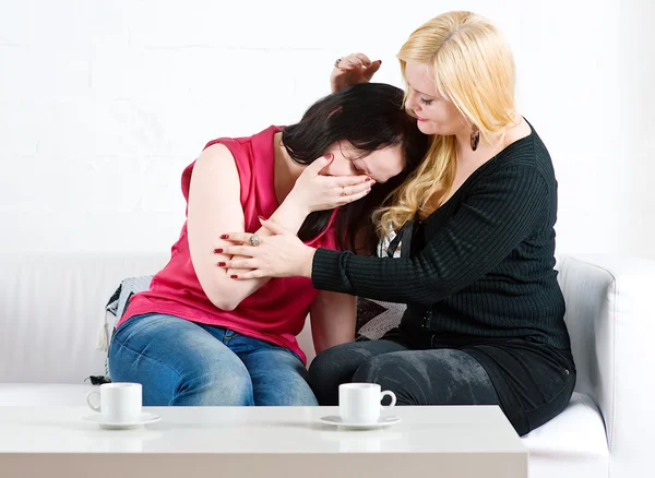 Consoling by friend — Stock Photo, Image