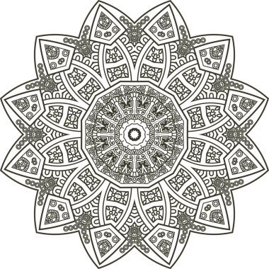 Ornamental ethnicity pattern clipart