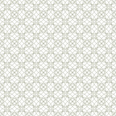 Vector seamless guilloche ornament clipart