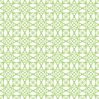 Vector seamless green guilloche background clipart