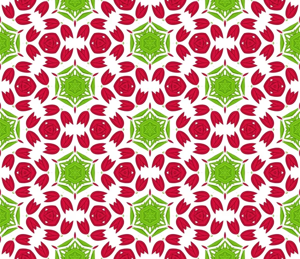 Nahtlose bunte florale Muster Hintergrund — Stockvektor
