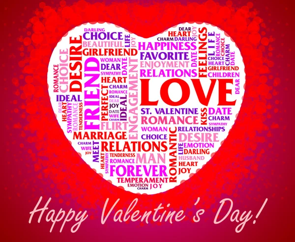 Colagem de Dia de São Valentim — Fotografia de Stock