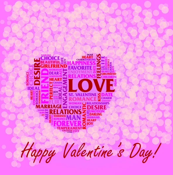 Collage Día de San Valentín — Foto de Stock