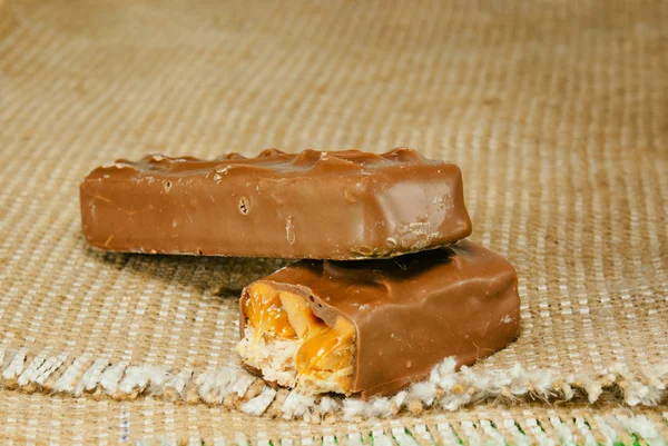Two chocolate bars — Stock Photo, Image