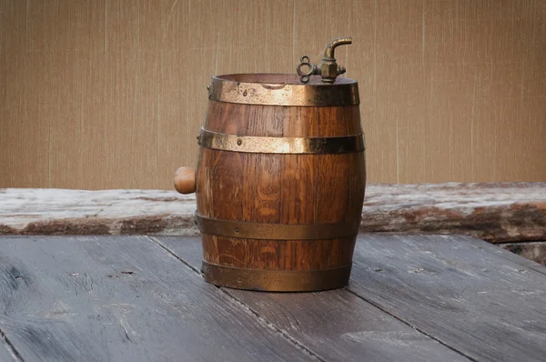 古代啤酒桶 — 图库照片