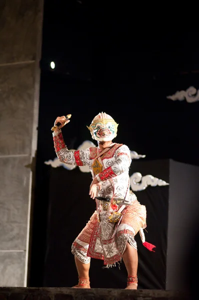 Khon-Thai culture drama dance show — Stock Photo, Image