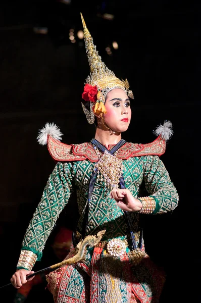 泰国孔敬文化戏剧舞蹈表演 — 图库照片