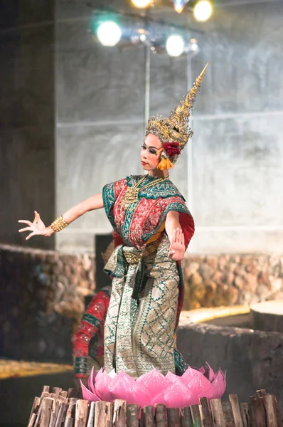 Khon-Thai culture drame danse spectacle — Photo