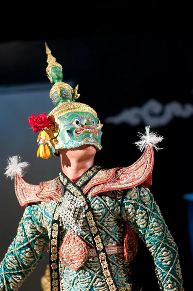 Khon-Tay kültür tiyatro dans gösterisi Telifsiz Stok Fotoğraflar